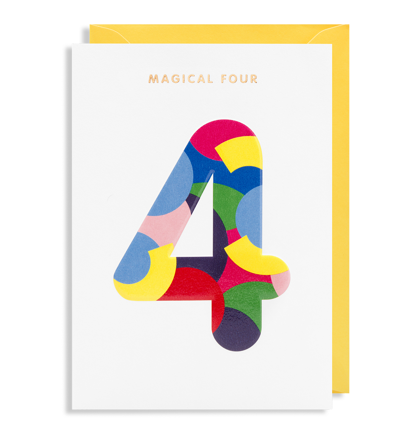 Age 4 Number Greeting Card