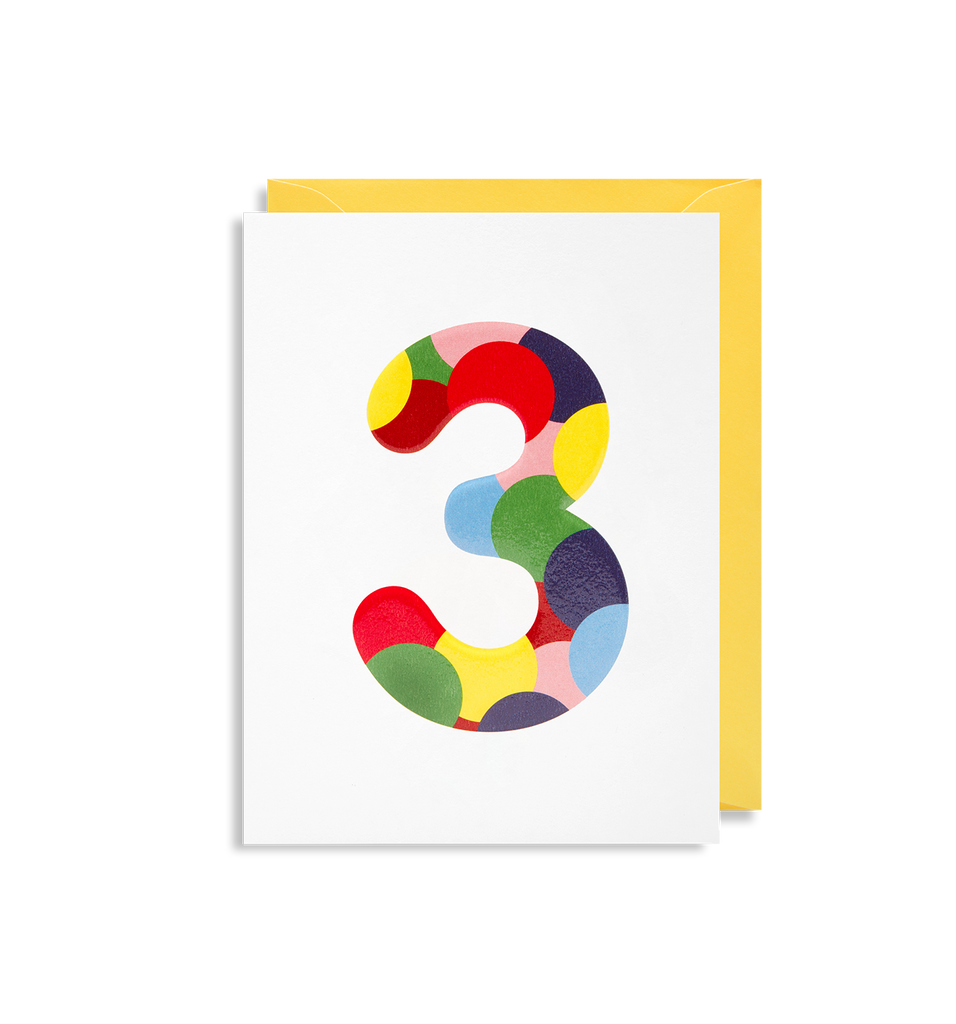 3 Is The Magic Number Greeting Card