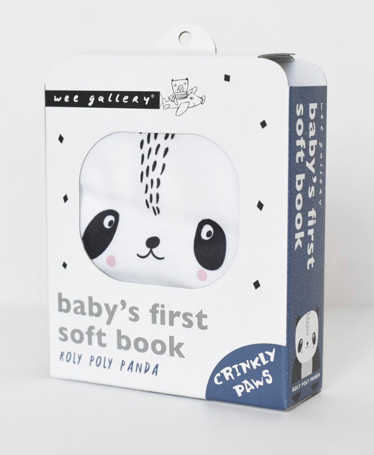 Wee Gallery Roly Poly Panda Soft Cloth Baby Book