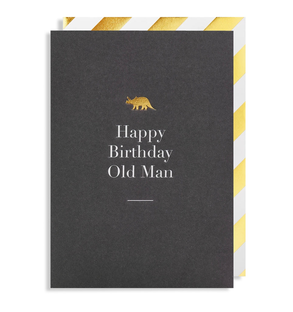 Happy Birthday Old Man Greeting Card