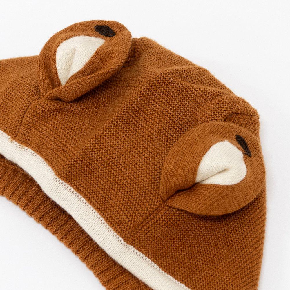 Meri Meri Fox Baby Booties And Bonnet Set
