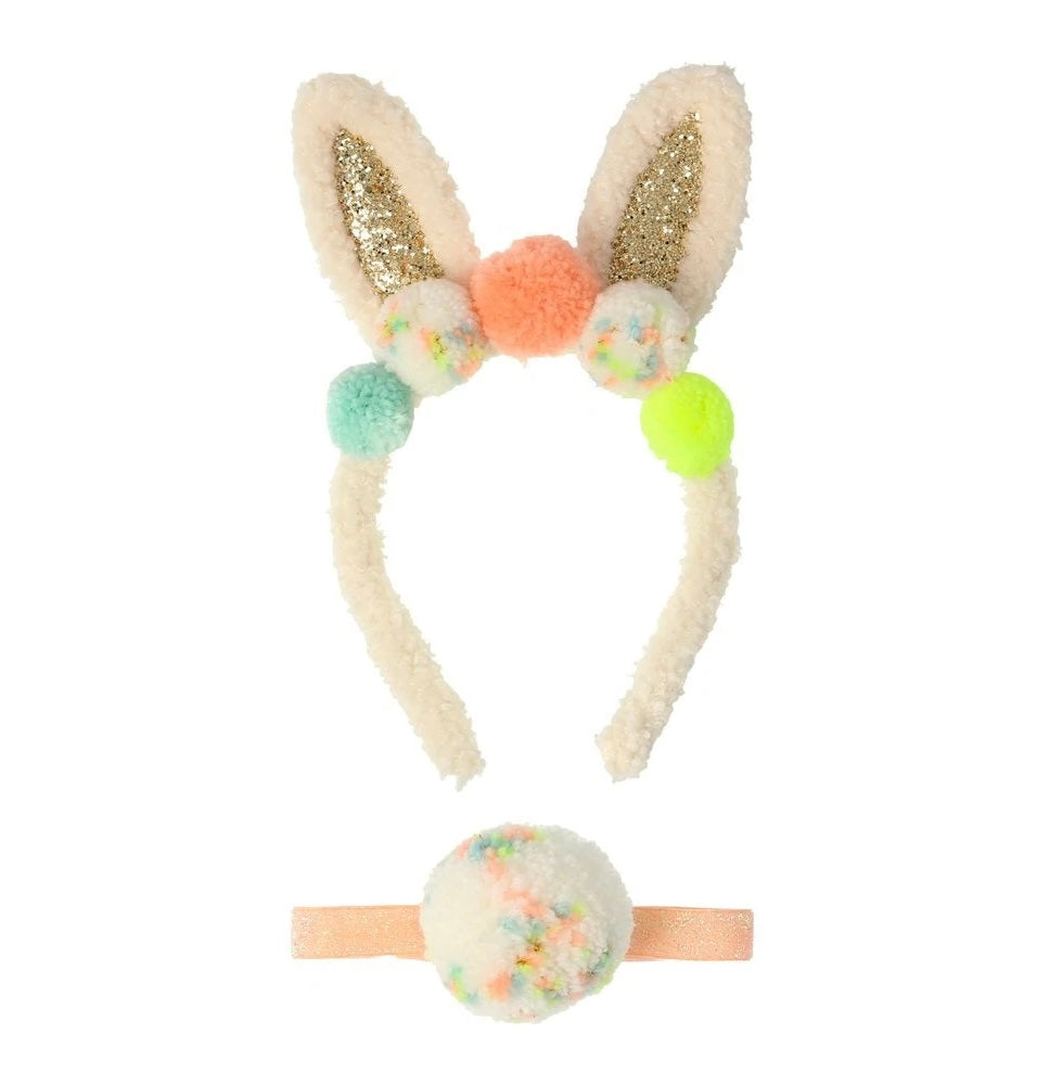 Pompom Bunny Ears Dress Up