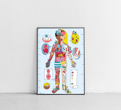 My Body Giant Poster & Stickers