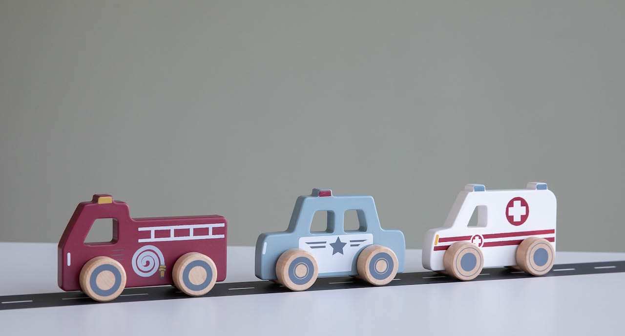 Little Dutch Emergency Service Vehicle Set