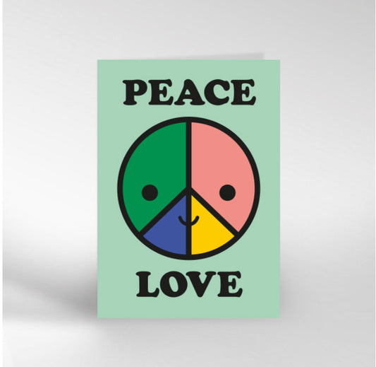 Peace & Love Greeting Card