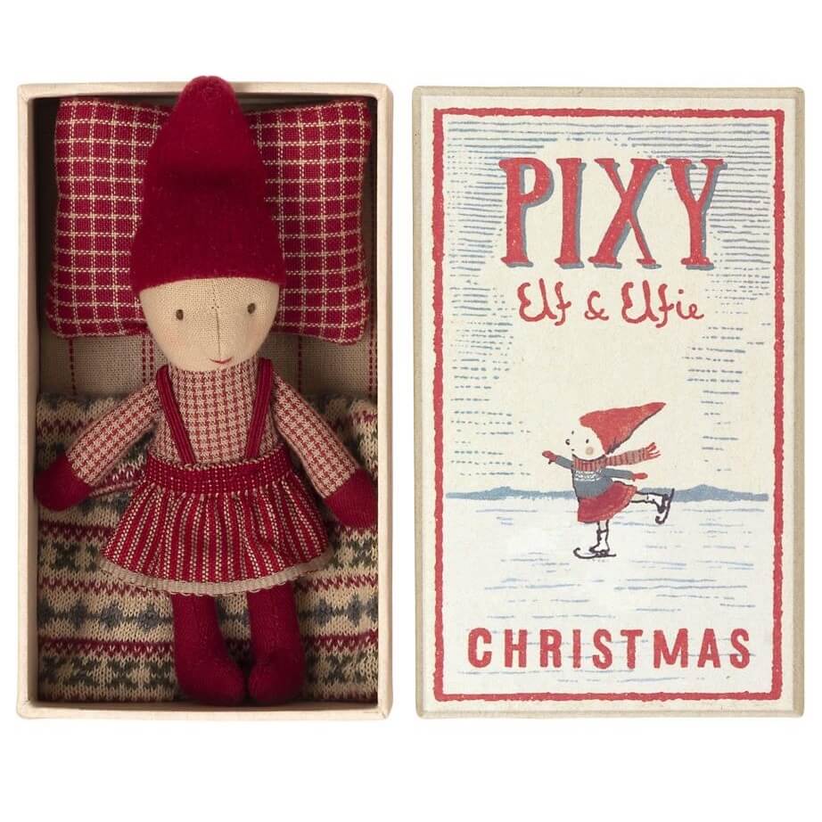 Maileg Pixy Elfie In A Matchbox