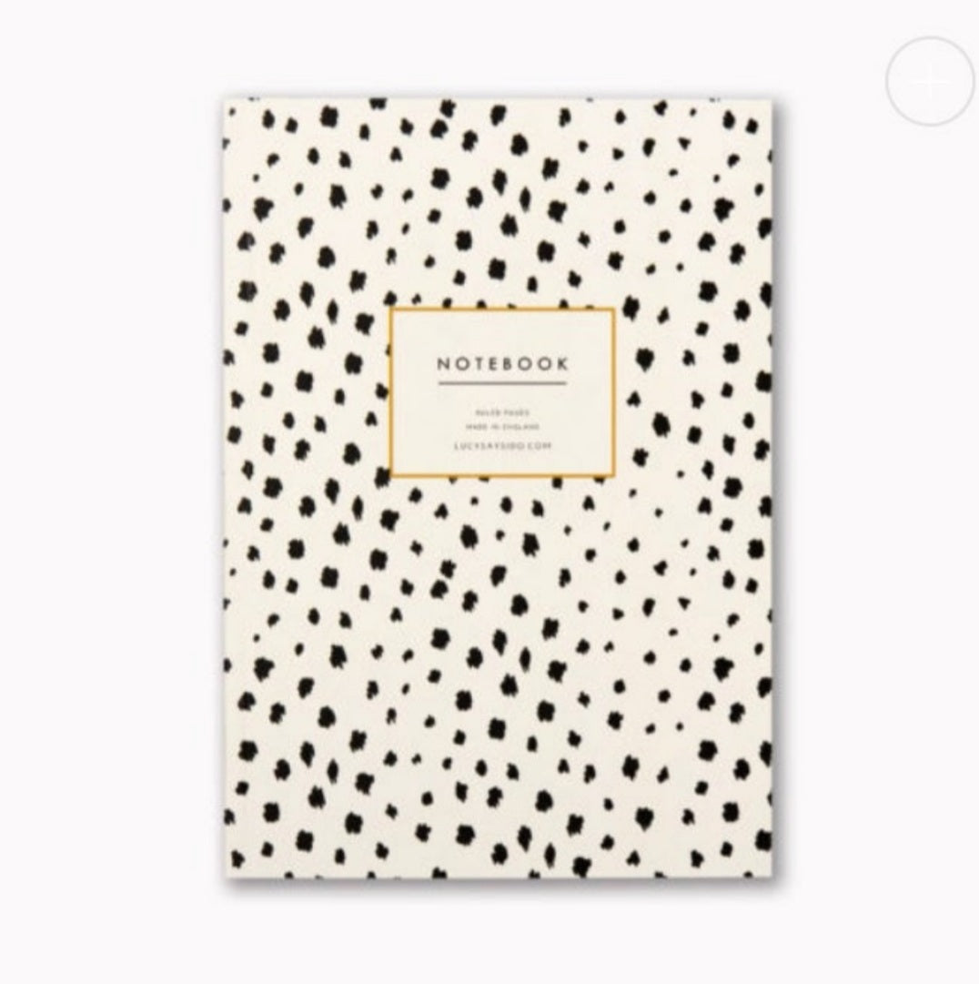 Lucy says I Do dalmation A5 Lined Notebook
