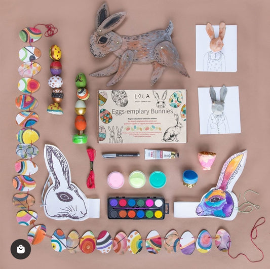 LOLA Eggs-emplary Bunnies Art Kit
