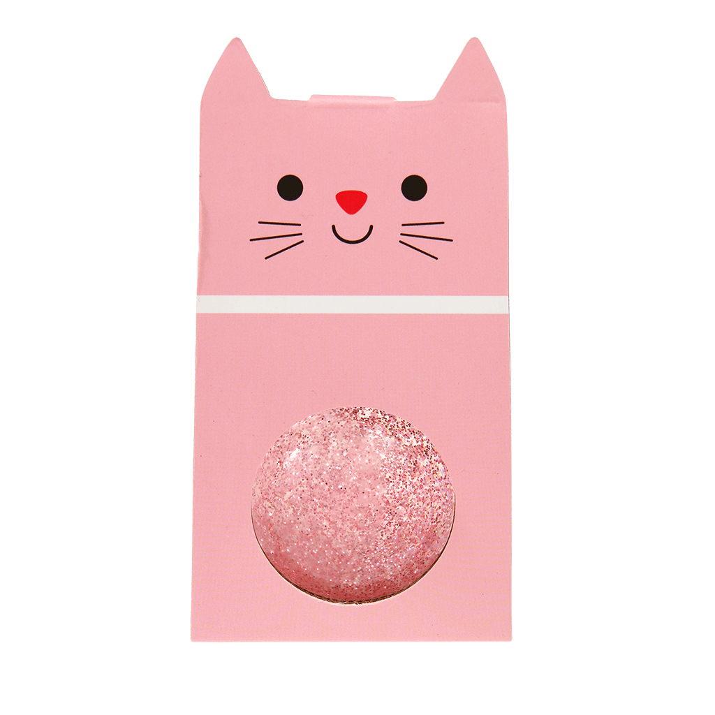 Pink Glitter Bouncy Ball