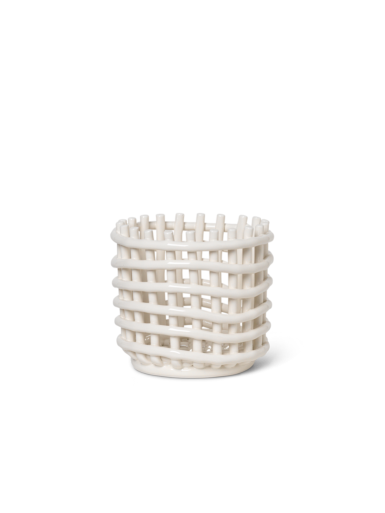 Ferm Living Ceramic Basket Small