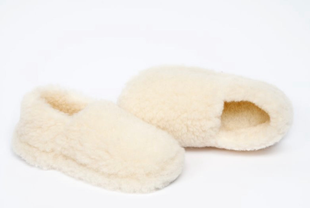 Yoko Wool Slippers Siberian Natural