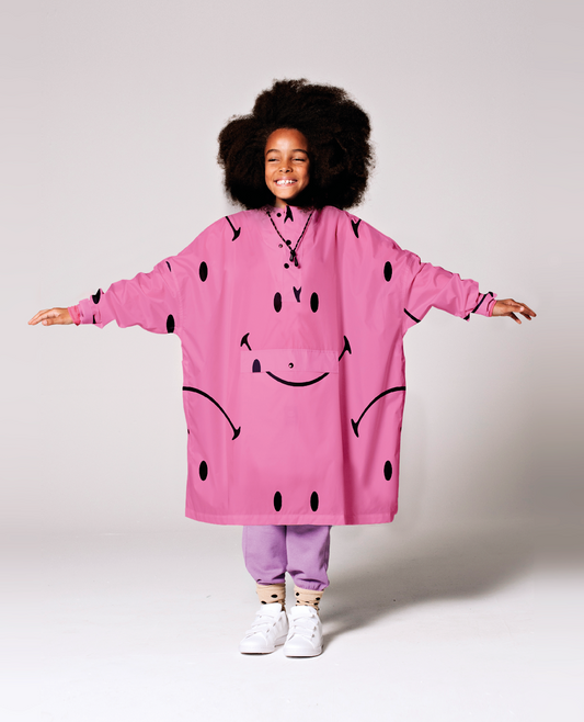 Rain Kiss Kids Rain Poncho - Classic Smile X Smiley