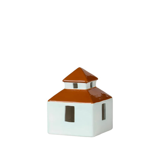 Deco House ‘Bo’ Ceramic Turquise/Brown