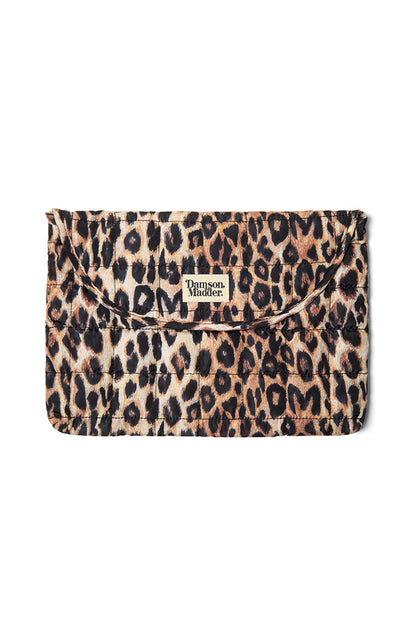 Leopard Padded Laptop Bag