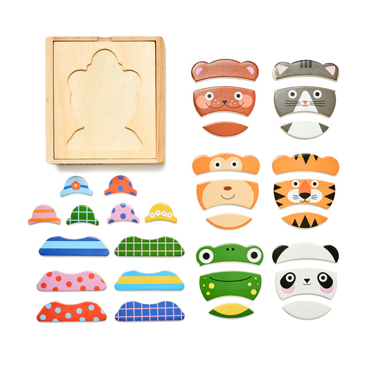 Animal Mix Up Wooden Puzzle