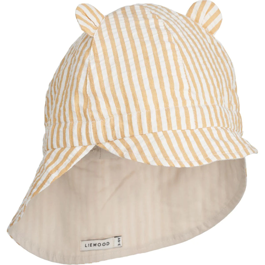 Liewood Gorm Sunhat- Yellow Mellow Stripes