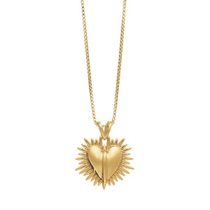 Electric Love Gold Heart
