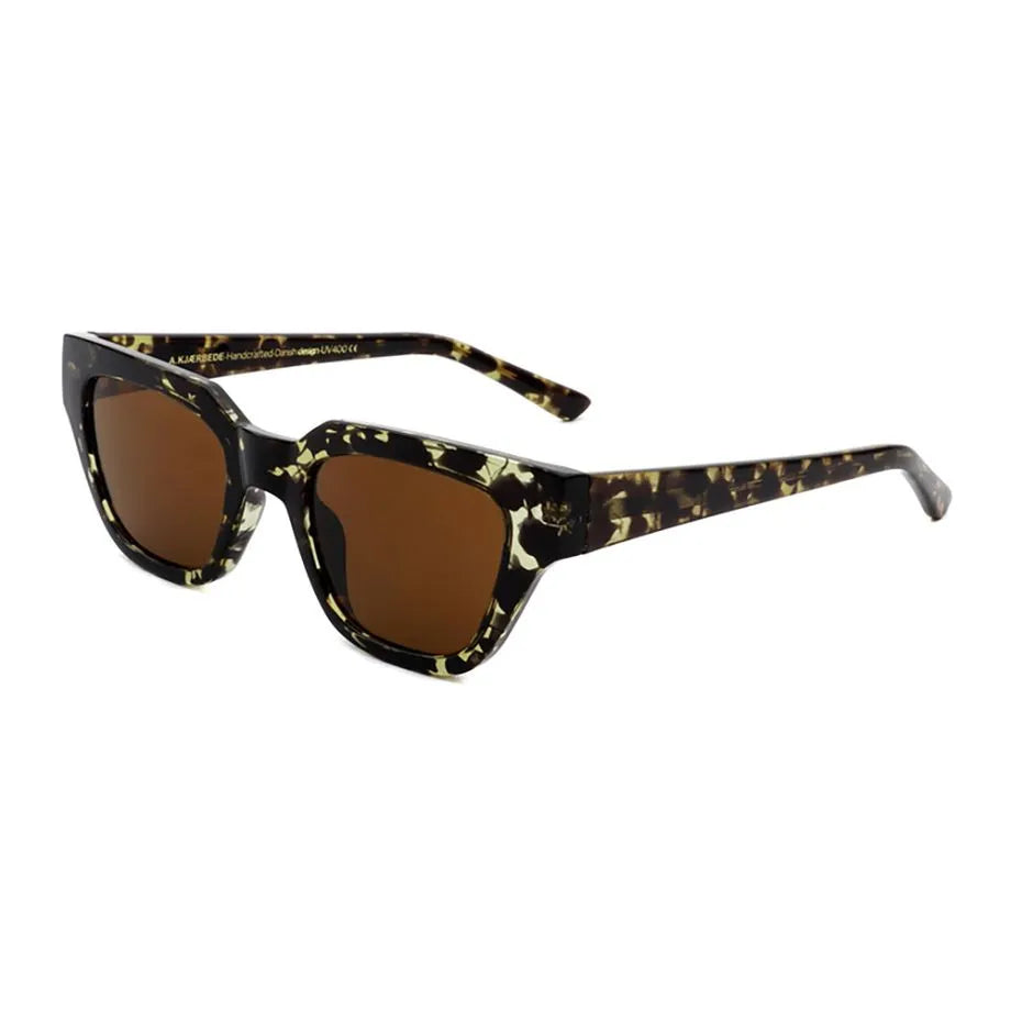 Kaws Sunglasses - Black/Yellow Tortoise