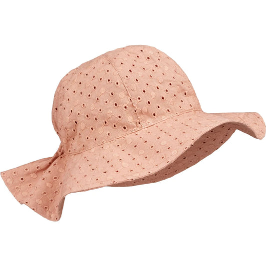 Amelia Anglaise Hat - Seashell Pink