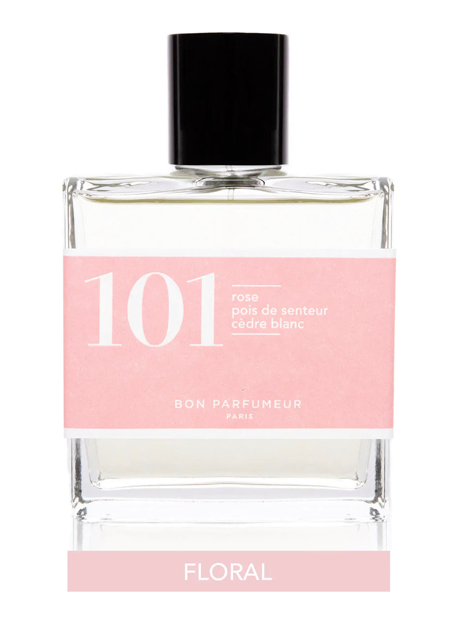 101 :Rose, Sweet Pea, White Cedar 30ml