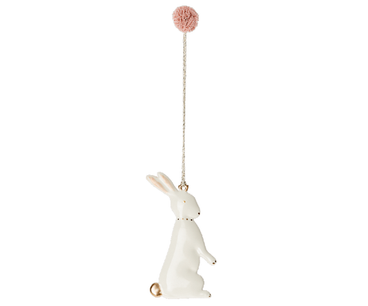 Metal Bunny Ornament