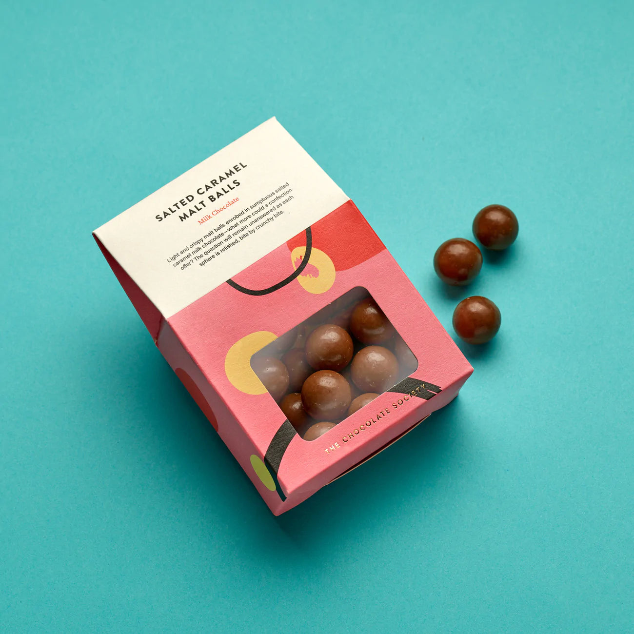 The Chocolate Society- Salt Caramel Malt Balls