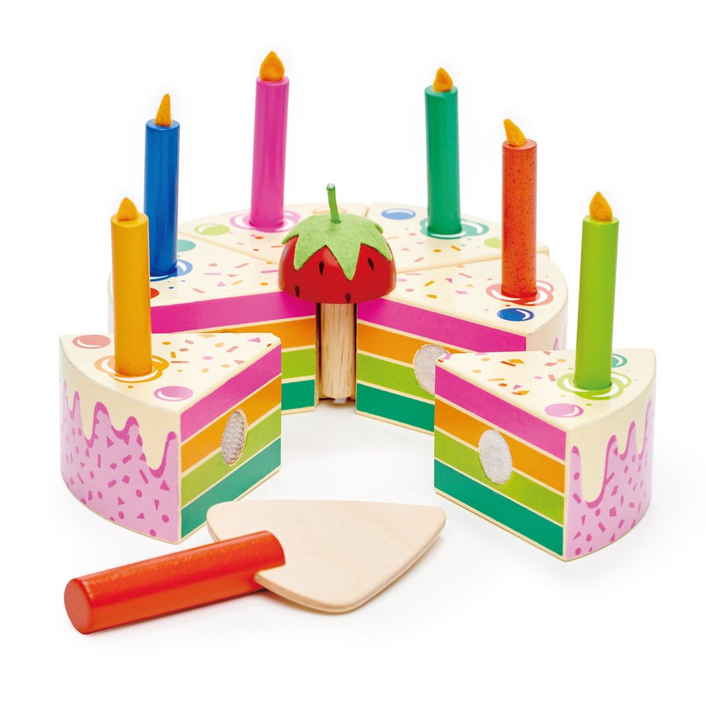 Tender Leaf Toy Rainbow Birthday Cake